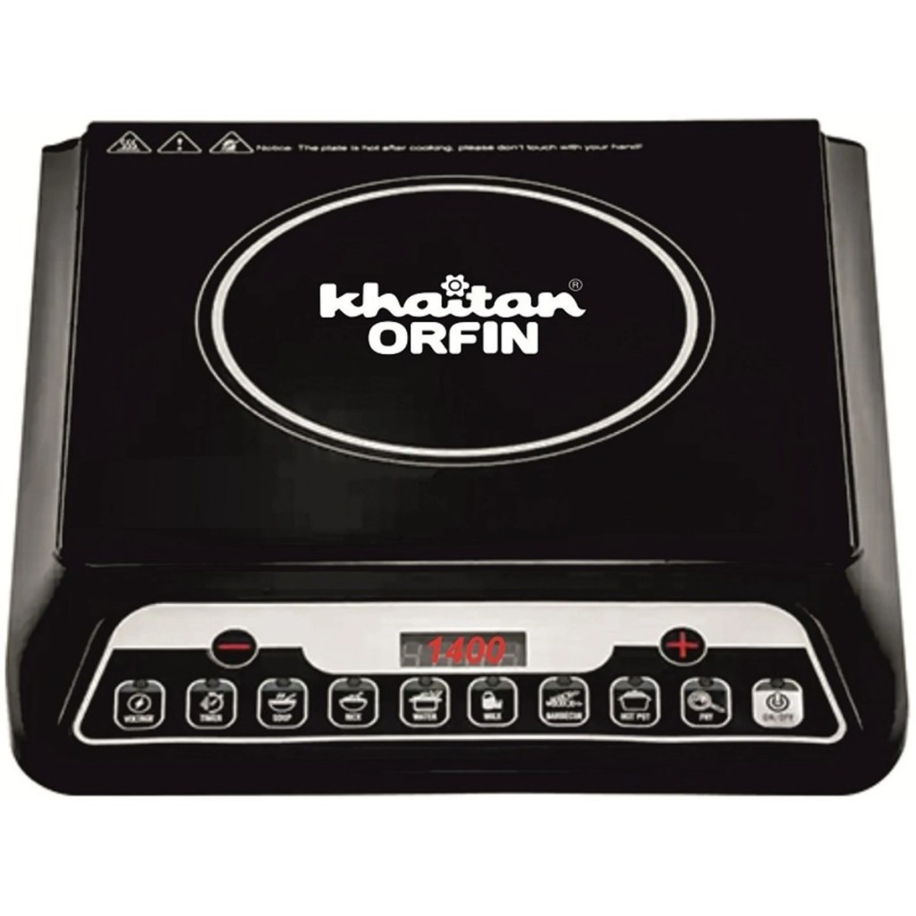 Khaitan Orfin 2000 W Induction Cooktop Touch Panel (Black, KO-432 | 2000 Watts Ultra Slim)