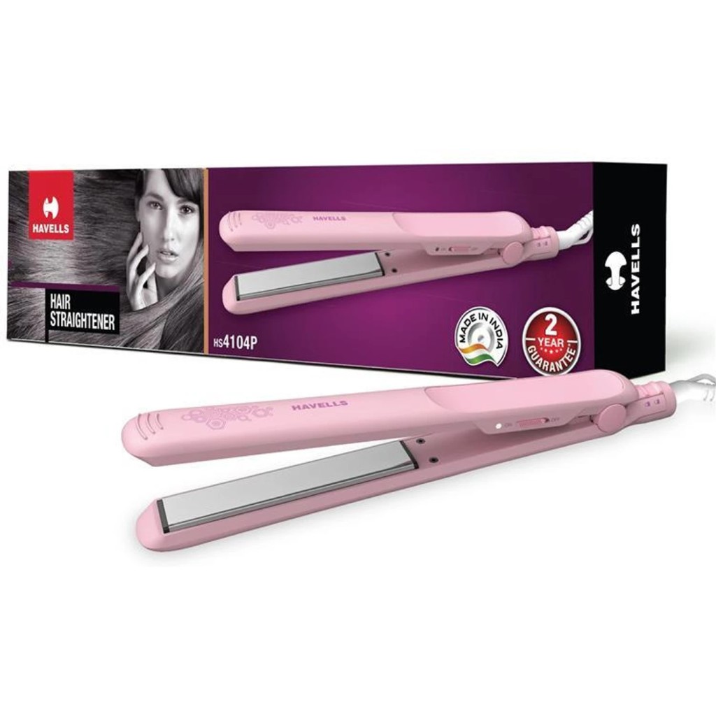 Havells HS4104 Hair Straightener (Pink)