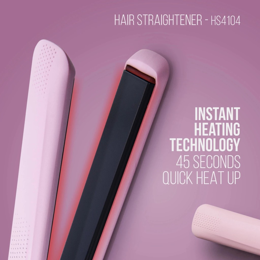 Havells HS4104 Hair Straightener (Pink)