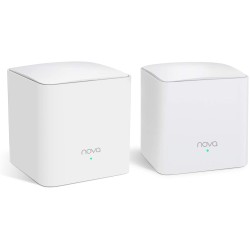 Tenda Nova MW5G Whole Home Mesh Wi-Fi System, 2500sq² Wi-Fi Coverage, Two Gigabit Ports, Work with Amazon Alexa, Parental Controls