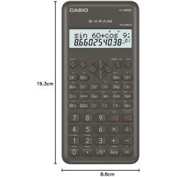 Casio FX-82MS 2nd Gen Non-Programmable Scientific Calculator, 240 Functions and 2-line Display