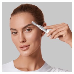 Braun Mini Unisex Precision Eyebrow Trimmer Fg1106, Corded Electric, Compact Size, Portable with Protective Cap, Multicolour