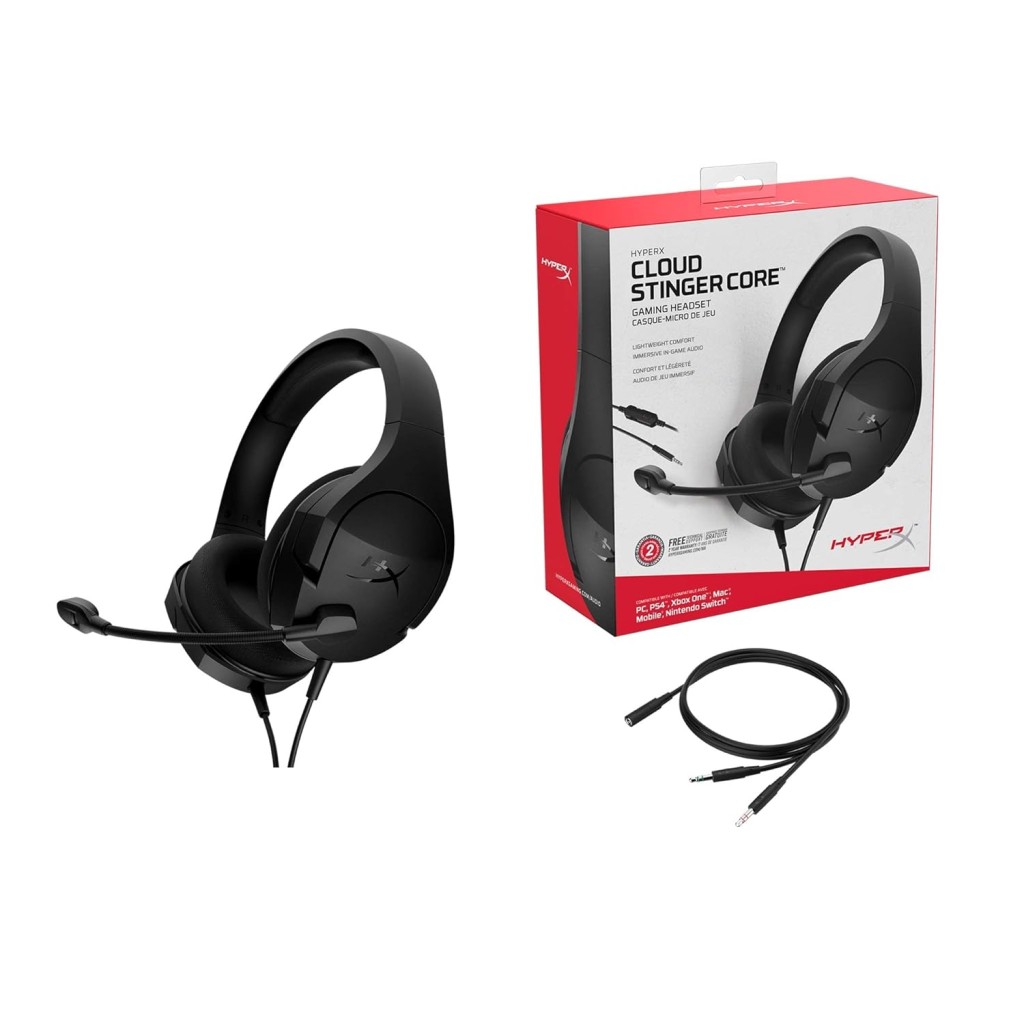 Hyperx Cloud Stinger Core Wired Over Ear Headphones with Mic (Black)
