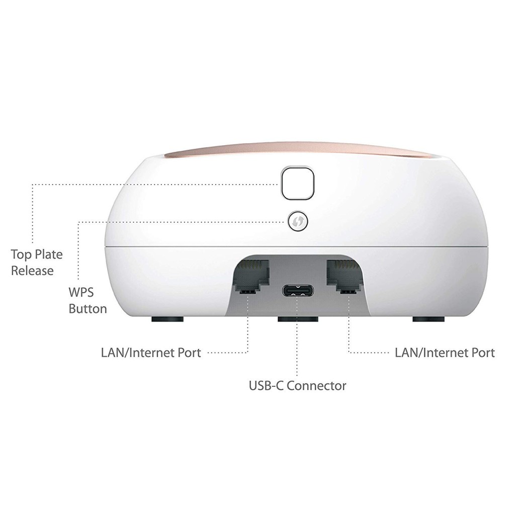 D-Link COVR-C1202 Dual Band Whole Home Wi-Fi System (Rose Gold) - Pack of 2