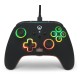 PowerA Spectra Infinity Enhanced Wired Gaming Controller for Xbox Series X/S, Xbox One, PC, Windows 10/11 with Vivid LED Lighting, Black