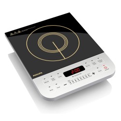 Philips Viva Collection HD4928/01 2100-Watt Induction Cooktop (Black)