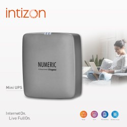 Numeric Intizon Mini UPS for Wi-Fi Routers | Up to 4 Hours PowerBackup | Wall mountable and Table Top Placement