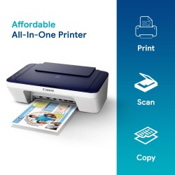 Canon PIXMA E477 All in One (Print, Scan, Copy) WiFi Ink Efficient Colour Printer for Home