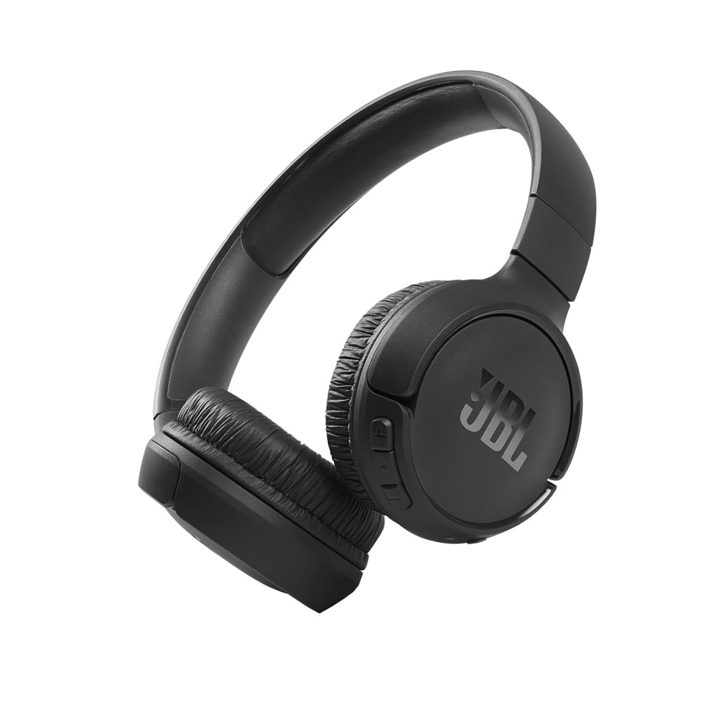 JBL Tune 510BT, On Ear Wireless Headphones with Mic, up to 40 Hours Playtime, Pure Bass, Quick Charging Black