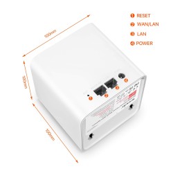 Tenda Nova MW5G Whole Home Mesh Wi-Fi System, 2500sq² Wi-Fi Coverage, Two Gigabit Ports, Work with Amazon Alexa, Parental Controls