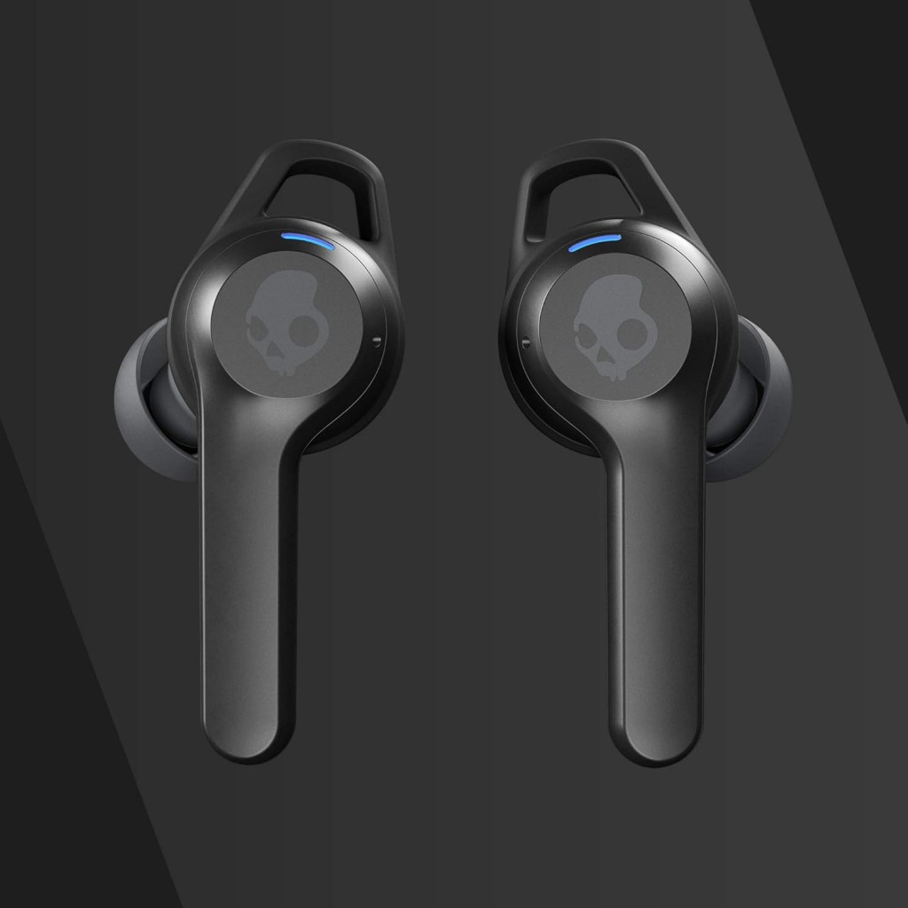 Skullcandy Indy Evo XT in-Ear Wireless Earbuds, 30 Hr Battery, Microphone, Works with iPhone Android and Bluetooth Devices - Black