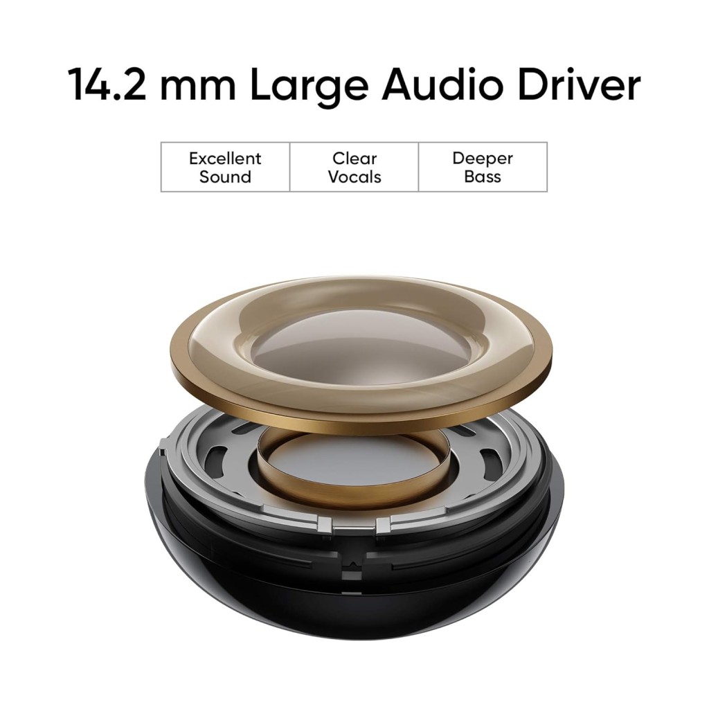 Realme Buds Classic Wired in Ear Earphones with Mic (Black)