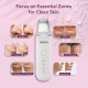 AGARO Ultrasonic Facial Skin Scrubber for Wet Skin, Blackheads Remover and Facial Pores Cleaner