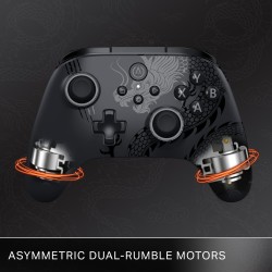 PowerA Battle Dragon™ Wireless Controller for PC and Cloud Gaming: Magnetic Hall Effect, Asymmetric Rumble Motors, 20h Playtime (Not for iOS)