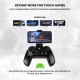 EvoFox Go Smartphone Bluetooth Gamepad for iPhones, iPads & Android | 2 Macro Back Buttons, Dual Vibration Motors, Turbo Mode, Analog Triggers, High Precision Joysticks
