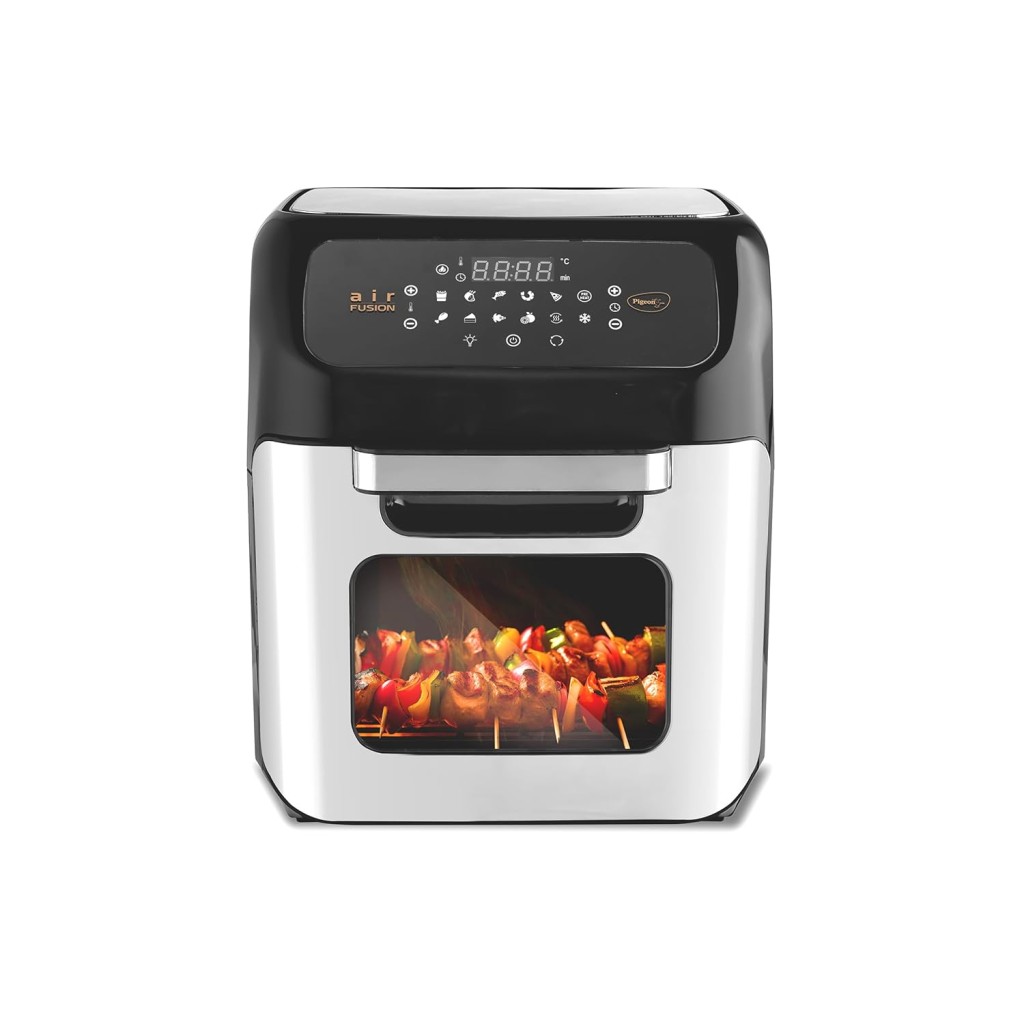 Pigeon by Stovekraft Air Fryer Oven 12L | 1800W | 2-in-1 Appliance - AirfryerOTG | Digital Touchscreen | 9 Preset Menu | Air Fry