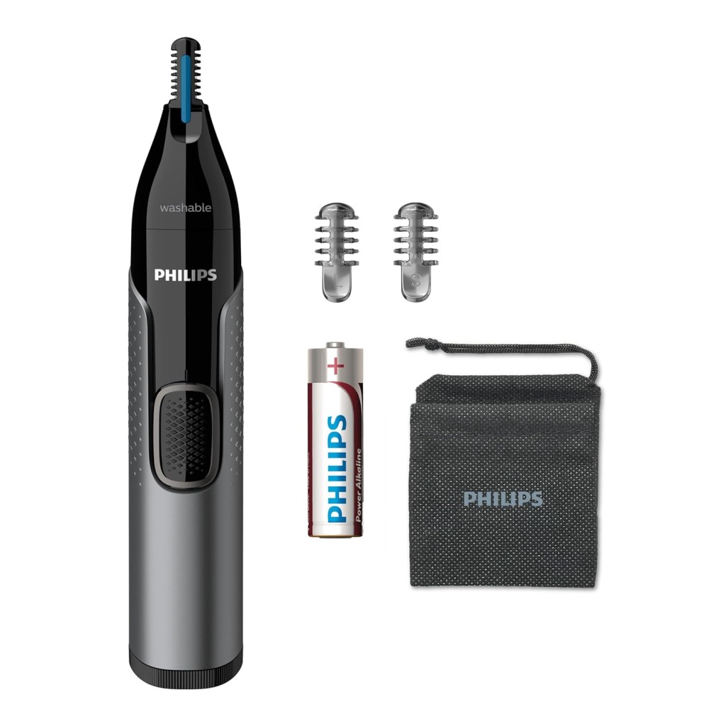PHILIPS Unisex Nose Hair Trimmer, Series 3000 Nose, Ear And Eyebrow Trimmer