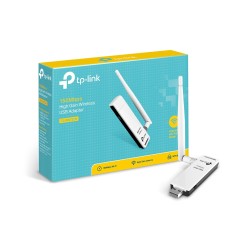 TP-Link TL-WN722N 150Mbps Wireless USB Adapter for Windows and Mac Laptops Only (Black/White)
