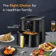 Prestige Nutrifry 4.5L Digital Air Fryer| 80% less Oil Consumption | 8 Preset Menu | Fry, Grill, Roast, Bake, Reheat | Digital Display