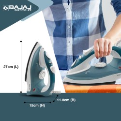 Bajaj MX 3 Neo 1250W Steam Iron (Blue)