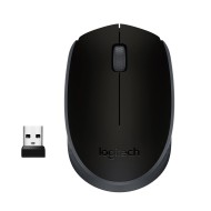 Logitech B170 Wireless Mouse, 2.4 GHz with USB Nano Receiver, Optical Tracking, Black