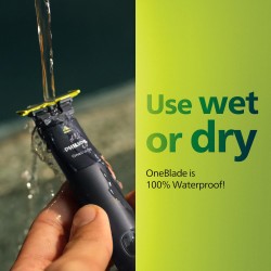 Philips One Blade Face Hybrid Trimmer & Shaver For Men Best Zero Trim For Face No Skin Irritation As Blade Never Touches Skin