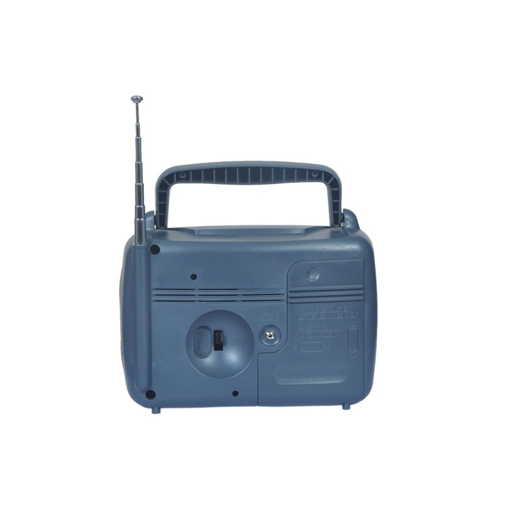 Philips Radio DL167/94 with MW/SW/FM Bands, 2xR20 (UM1),External 3V DC (Optional)