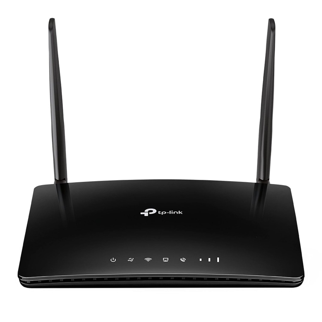 TP-Link TL-MR100 300Mbps 2.4GHz Wireless N 4G LTE, Wi-Fi N300, Black