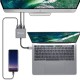 Tukzer USB C to HDMI Adapter (3 in 1) Type C Hub 3.1 to (TZ-Q11 Space Grey)